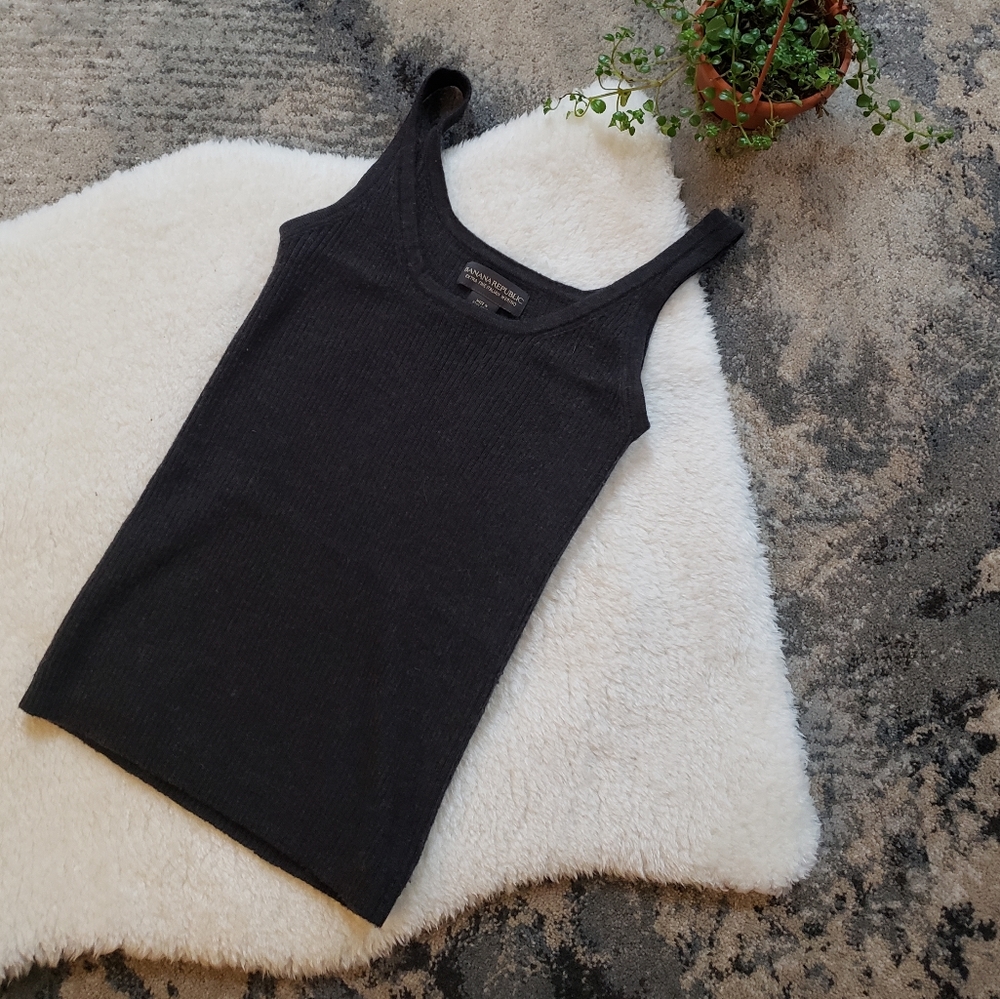 Banana Republic Italian Merino Wool Tank S…